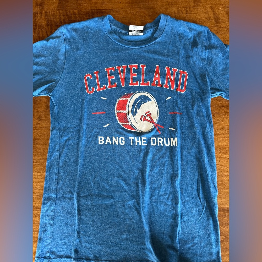 Where I’m From Branded Cleveland Bang the Drum T-Shirt size s